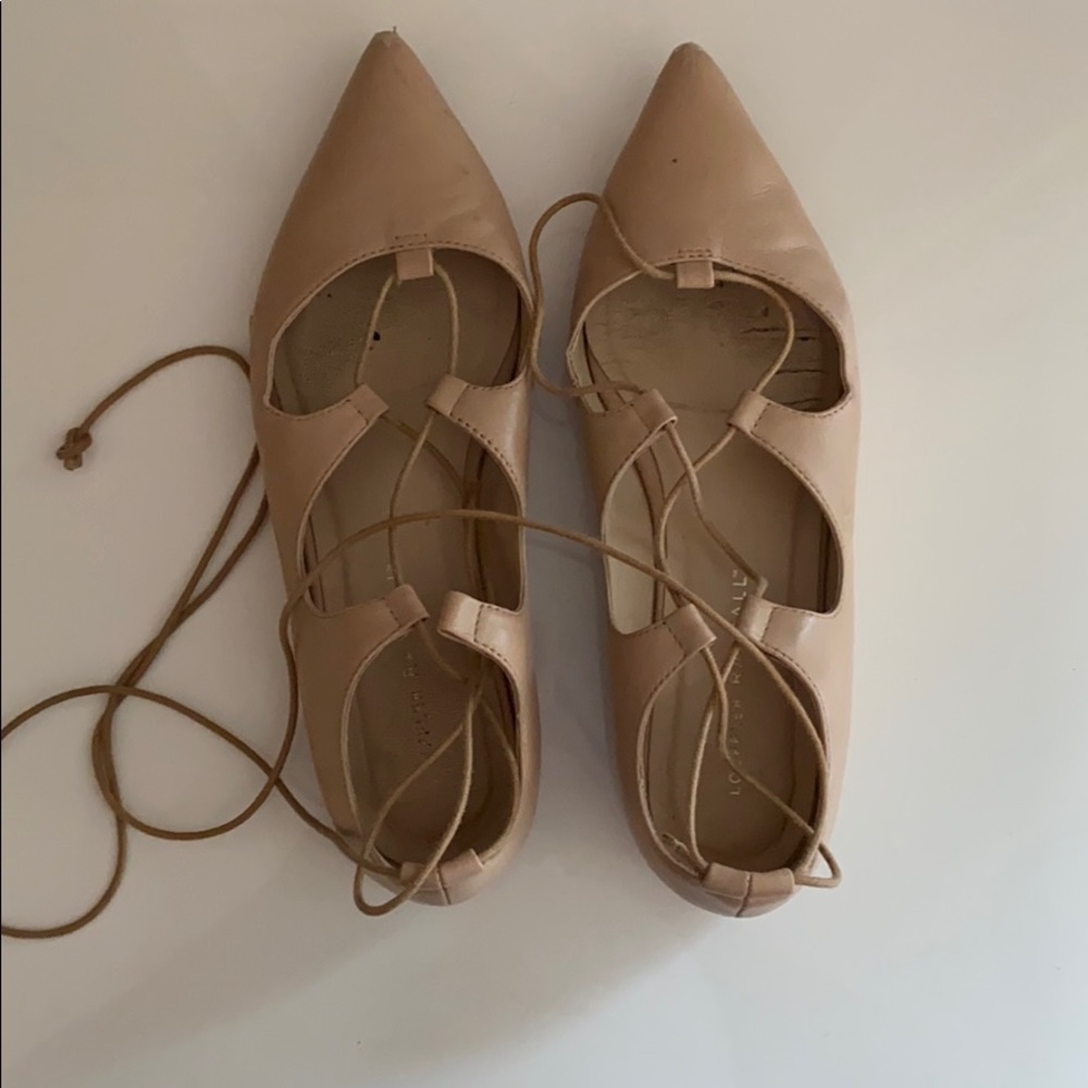 Loeffler Randall Lace Up Flats
